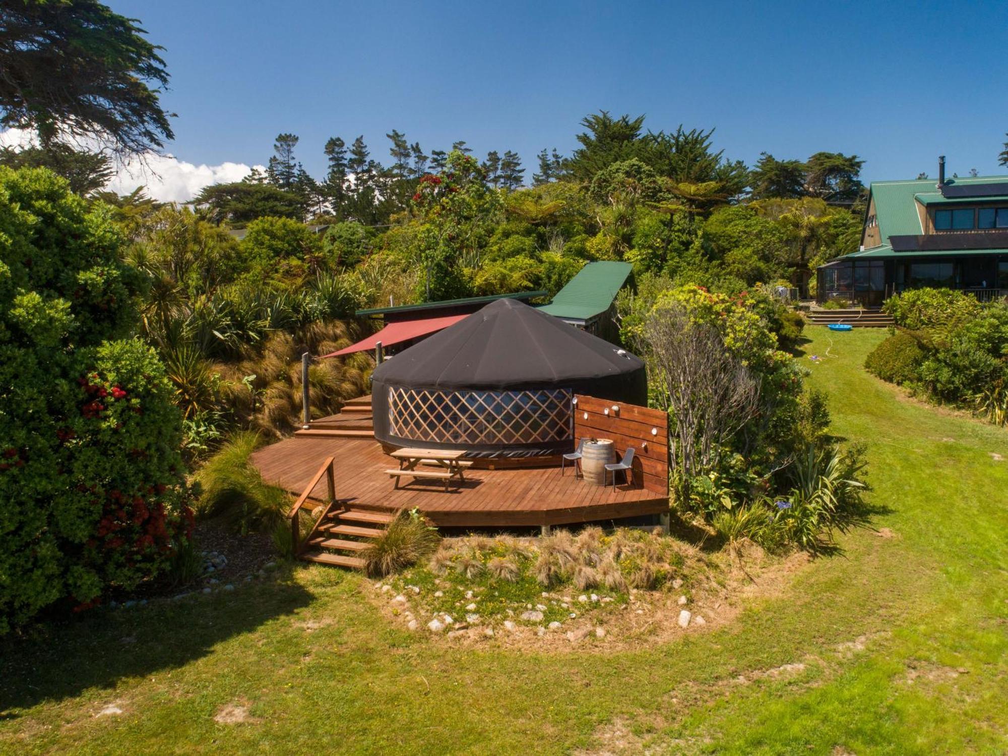 The Hole In The Rock Yurt Hotel Cape Foulwind Kültér fotó